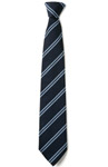 Узкий темный галстук