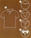 Основные детали мужской футболки